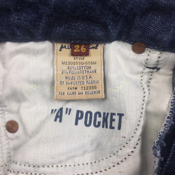 7 For All Mankind Jeans A Pocket Size 26 - Picture 4 of 7